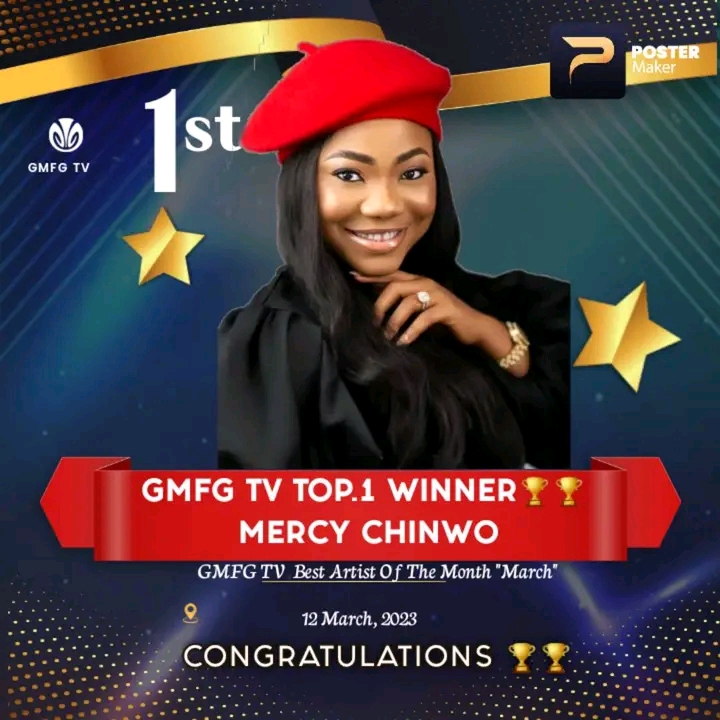 Congratulations to Min Mercy Chinwo