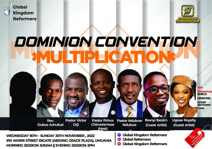 Kingdom Global Reformers presents: Dominion Convention 2022 
