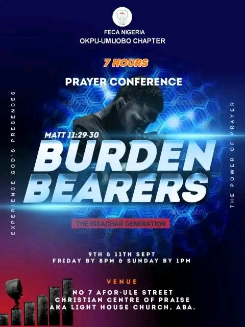 Today: prayer conference in FECA Nigeria Okpu-Umuobo