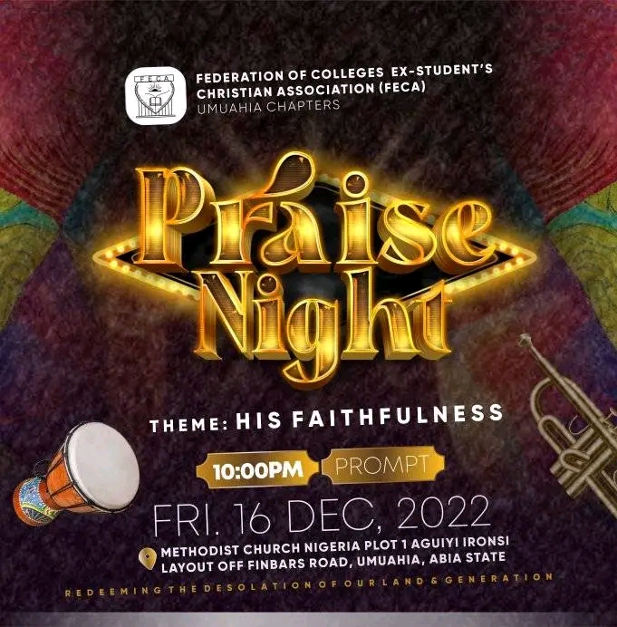 FECA Nigeria Umuahia chapter to host praise night this December