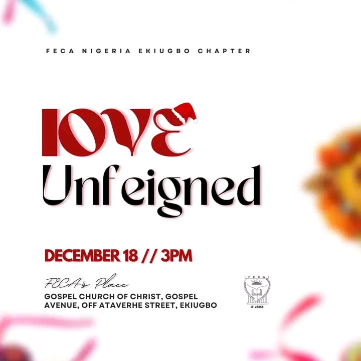 Love unfeigned: Happening live in FECA Nigeria Ekiugbo chapter