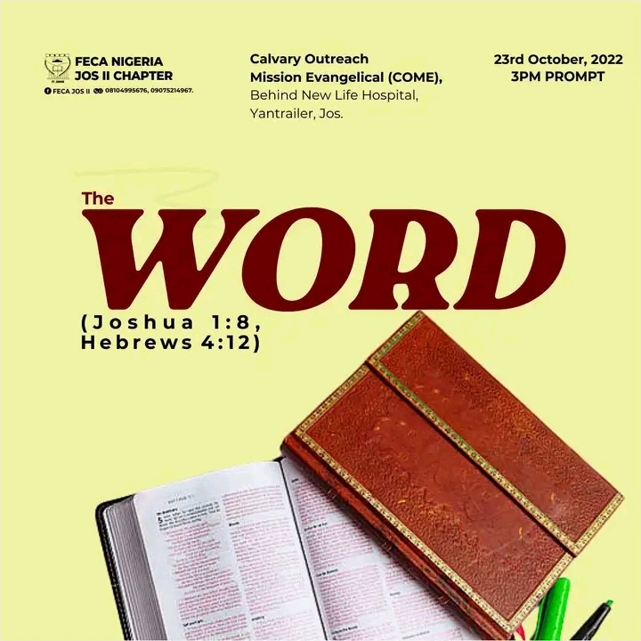 The Word at FECA Nigeria Jos 2 chapter