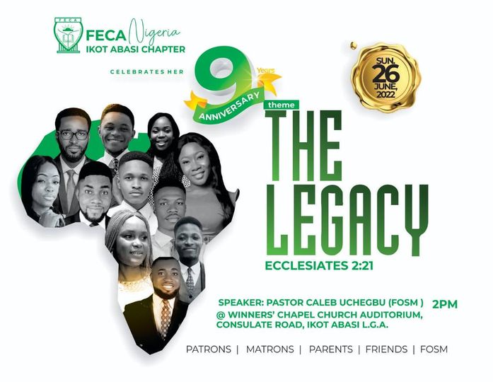 Anniversary: FECA IkotAbasi celebrates 9 years of Legacy