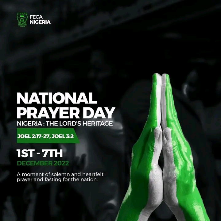 FECA announces national prayer across Nigeria